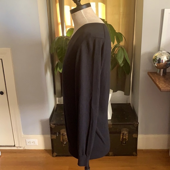 Barbour Pima Cotton Long Sleeve V neck - Picture 4 of 5